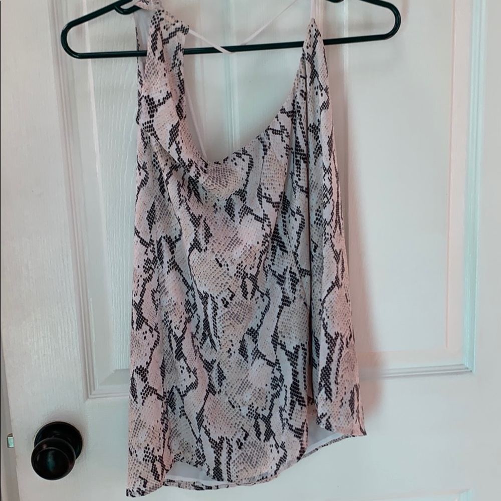 Express snakeskin tank